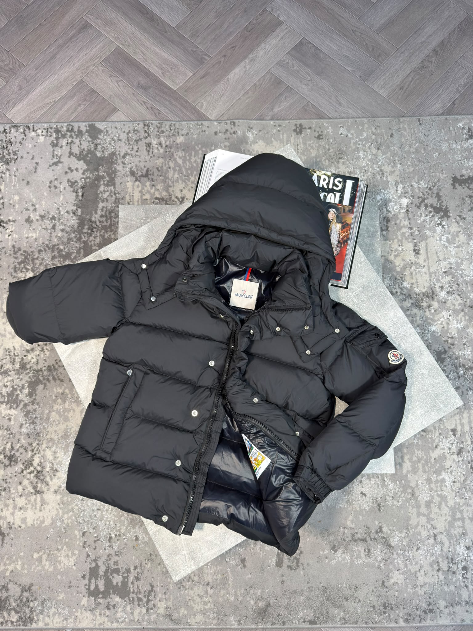 Mnclr Maya Matt Jacket Black - Image 3