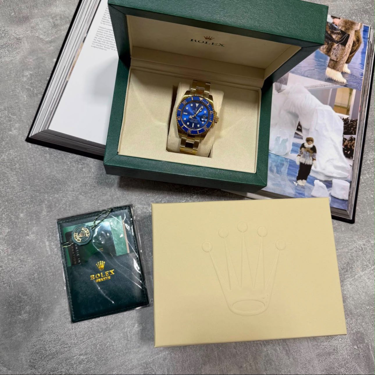 RLX watch Gold / Blue - Image 2
