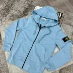 Si zip up hoodie Light Blue