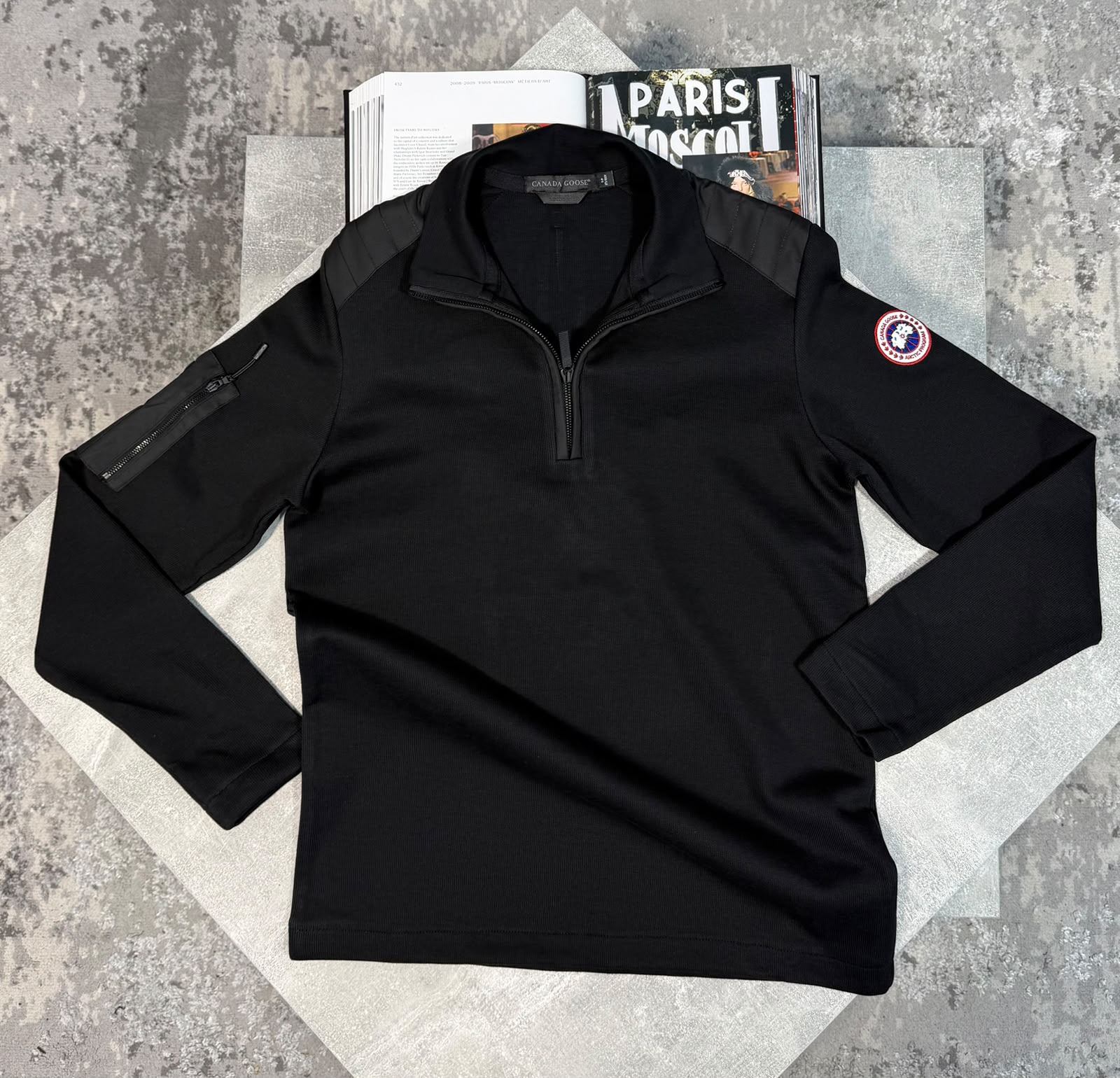 CG 1/4 Zip Black