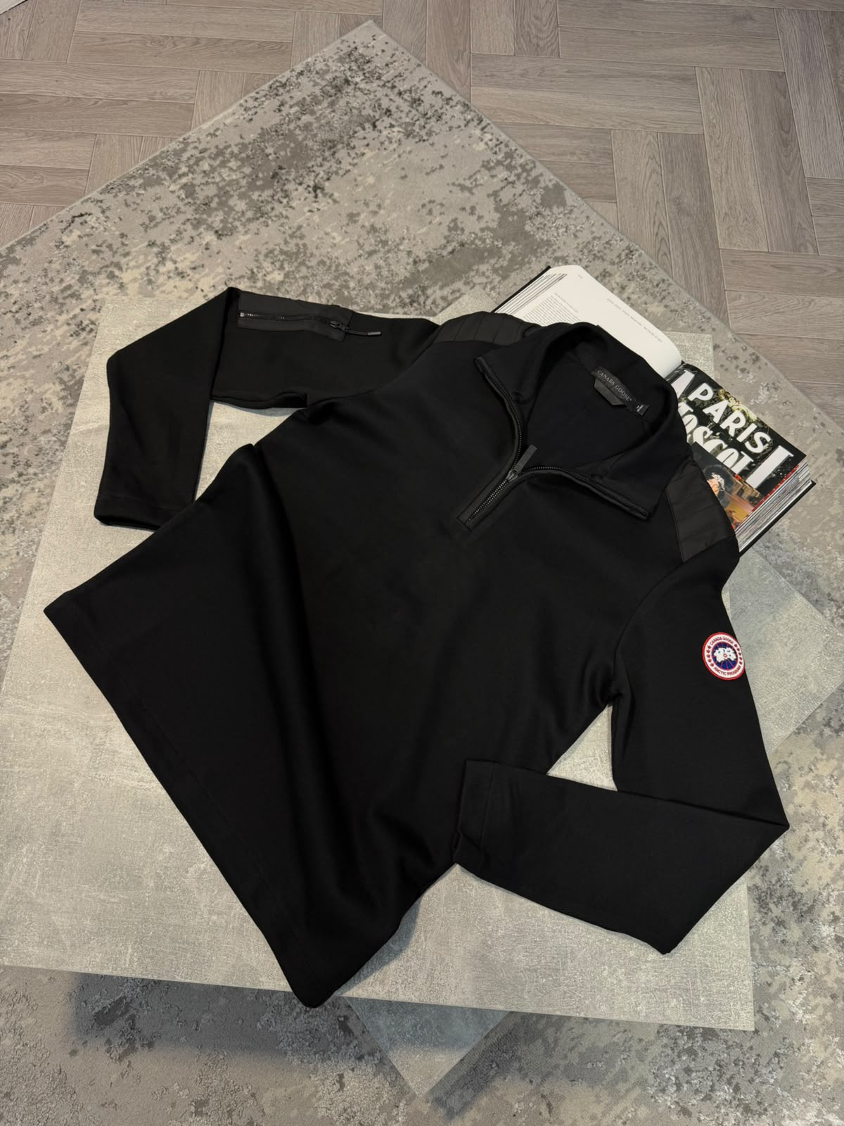 CG 1/4 Zip Black - Image 2