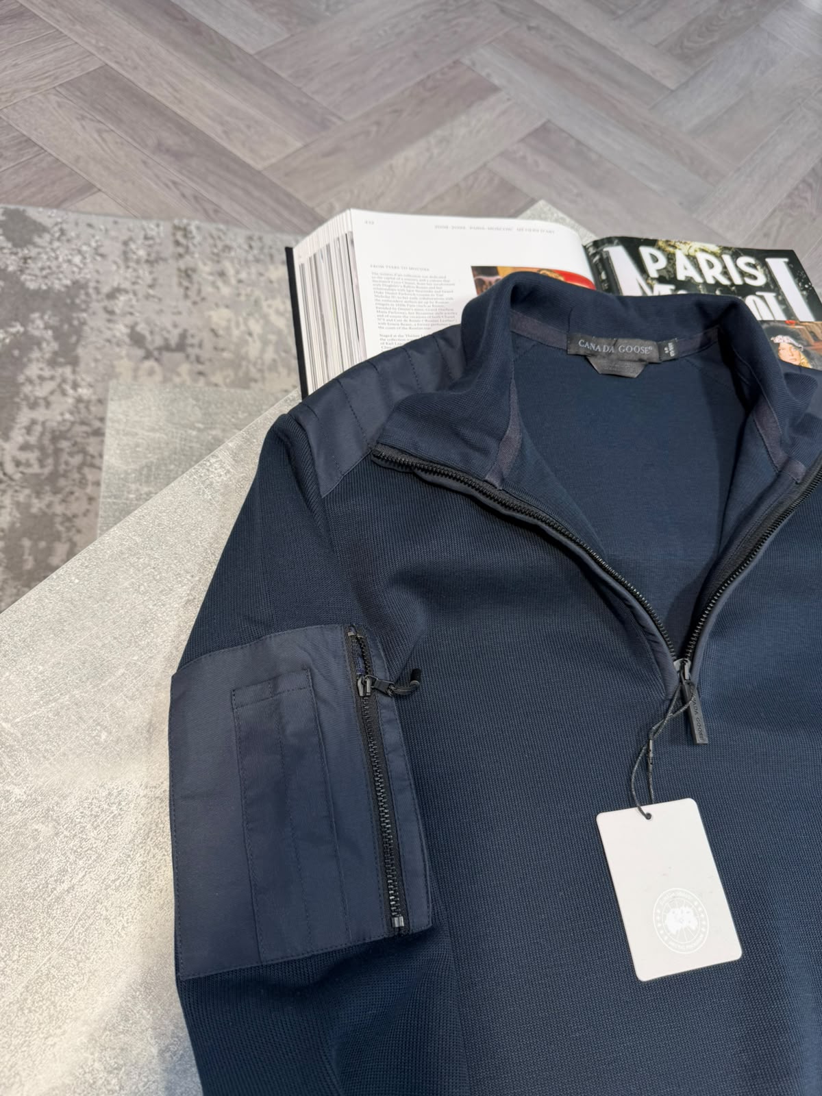 CG 1/4 Zip Navy - Image 3