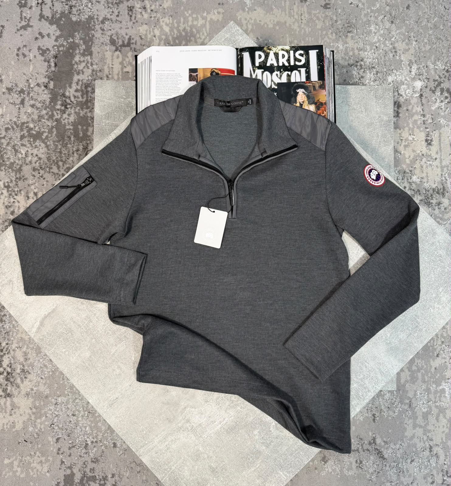 CG 1/4 Zip Grey