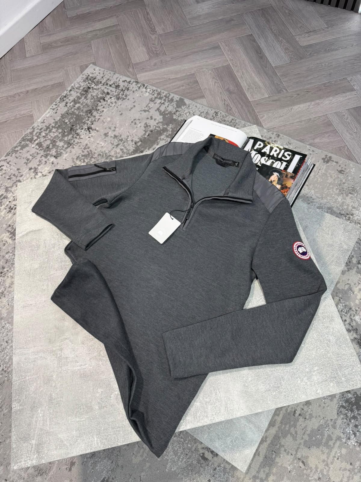 CG 1/4 Zip Grey - Image 2