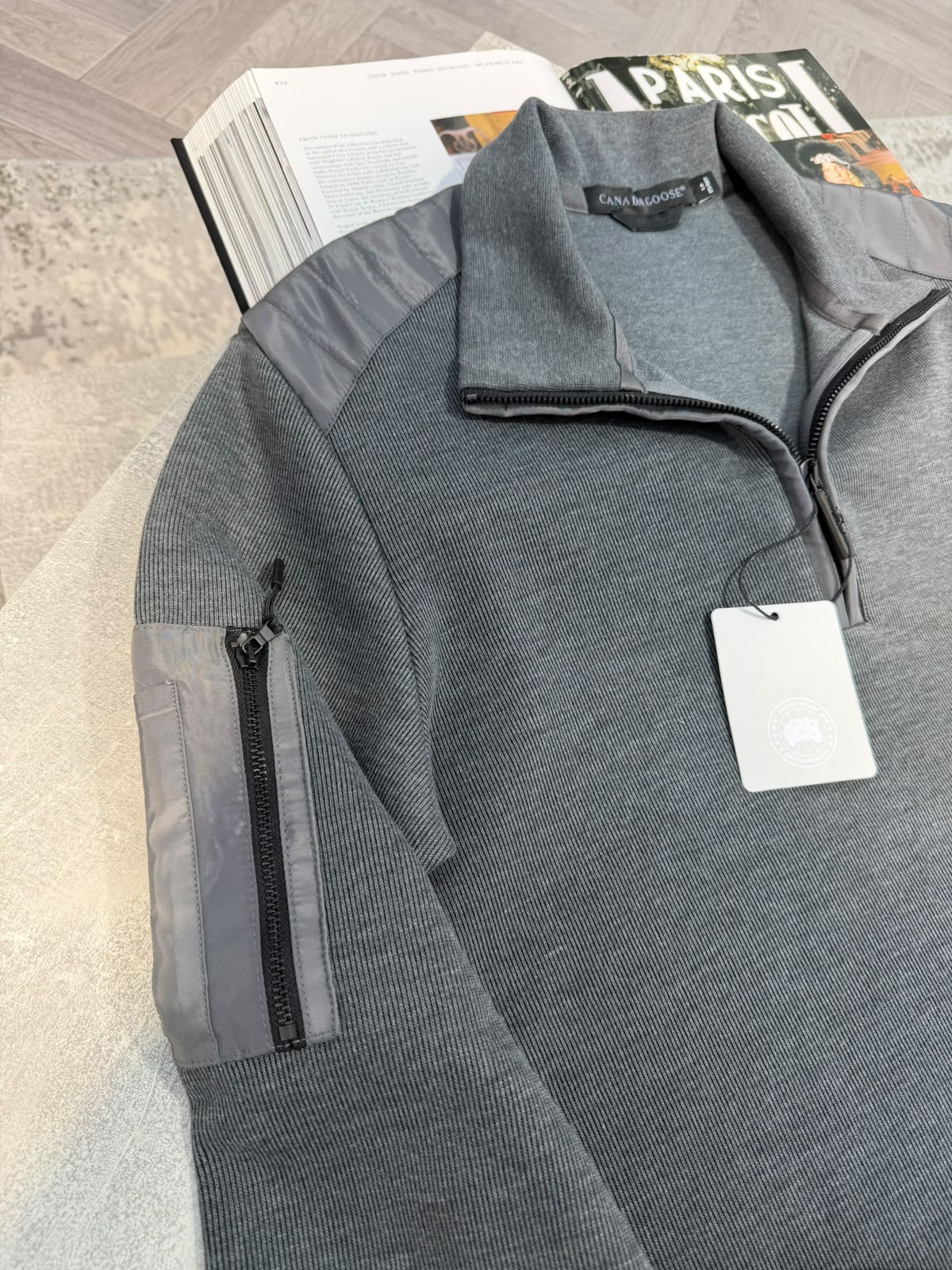 CG 1/4 Zip Grey - Image 3