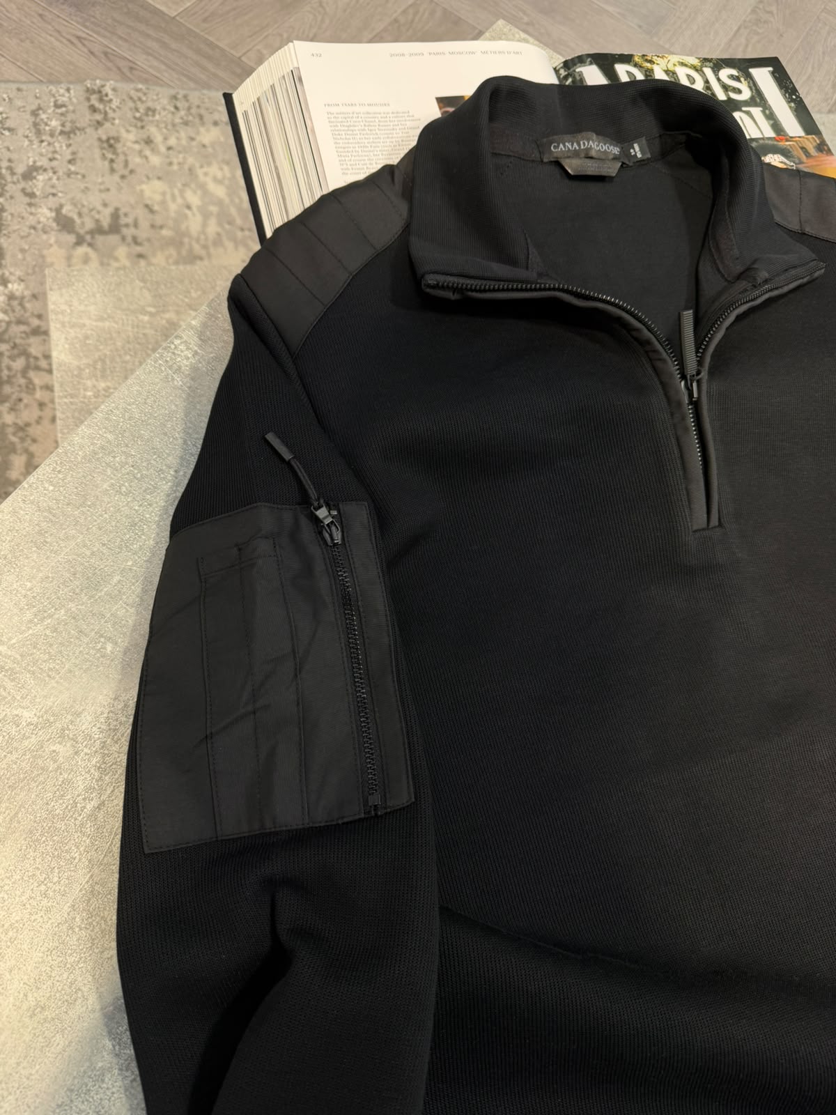 CG 1/4 Zip Black - Image 3