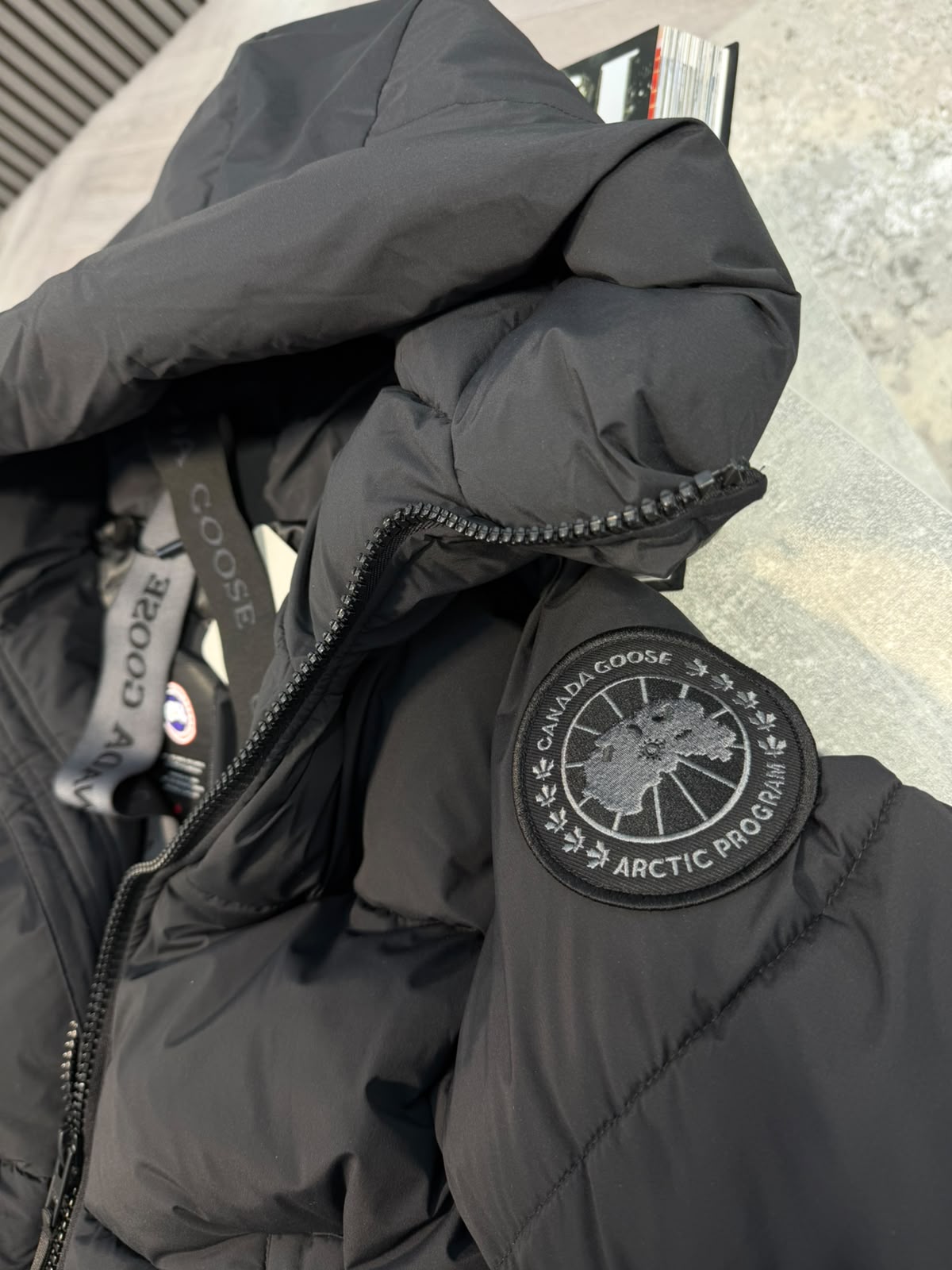 CG Crofton Puffer Jacket Black - Image 5