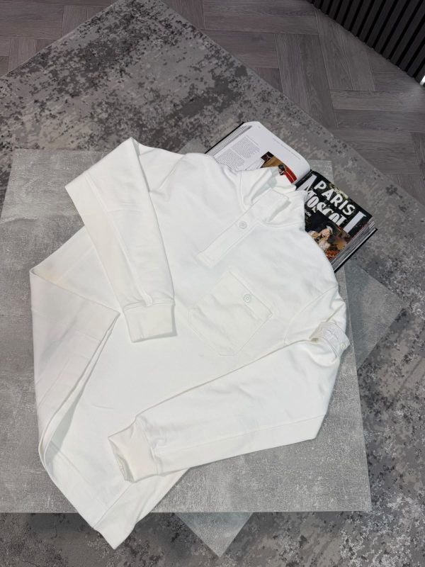 Si 1/4 zip White - Image 2