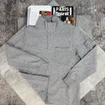 Si 1/4 zip Light Grey