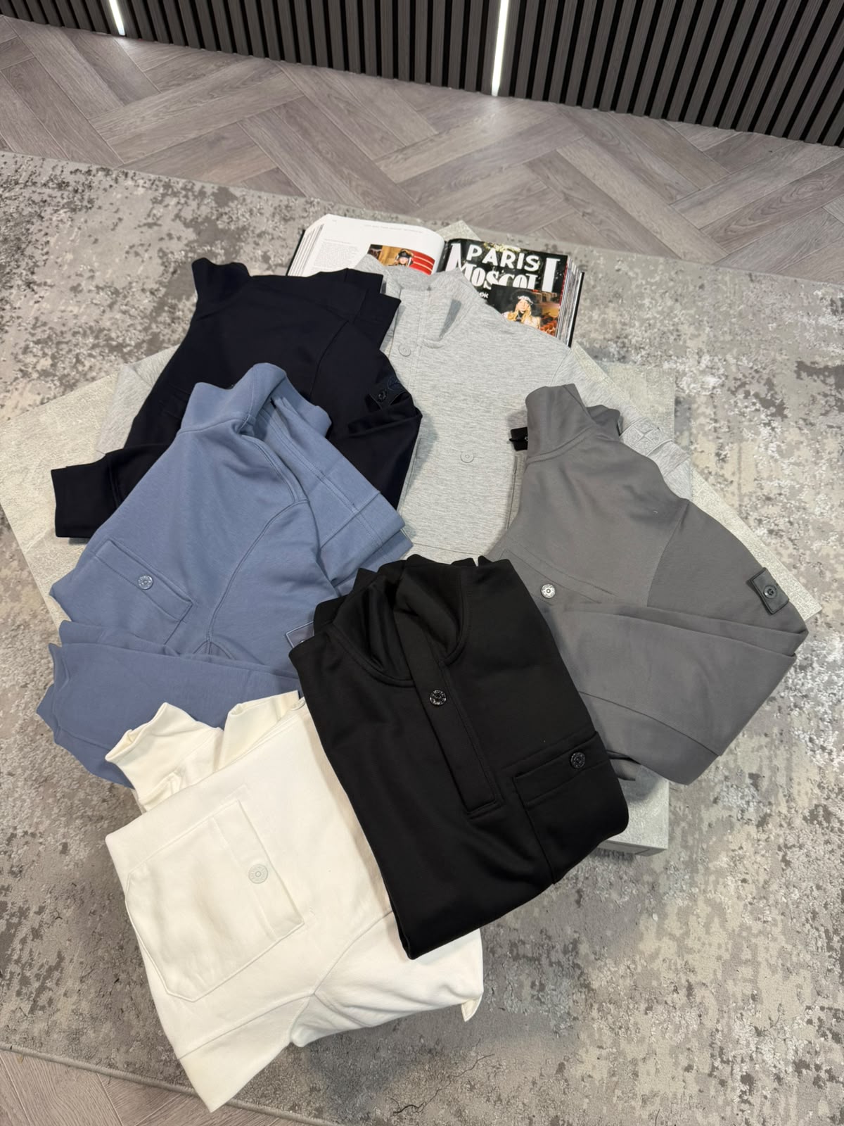 Si 1/4 zip Light Grey - Image 3