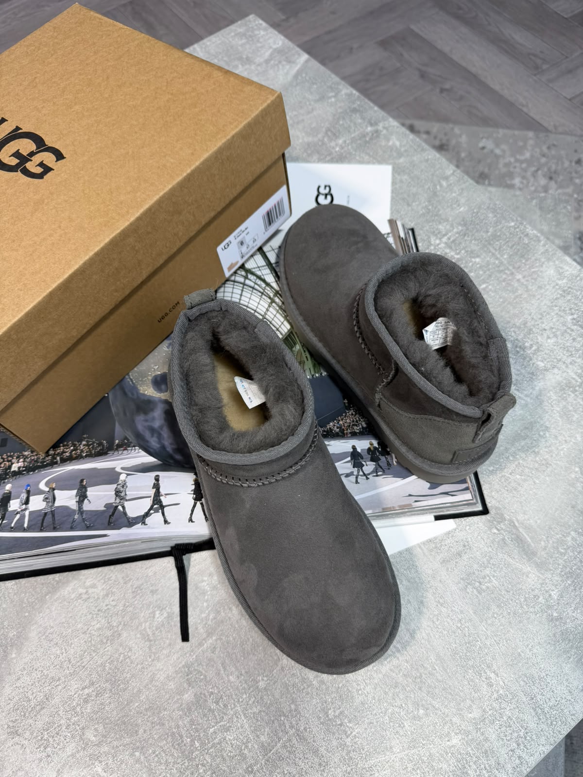 UGG Boots Grey - Image 2