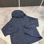 LV Reversible Windbreaker - Navy