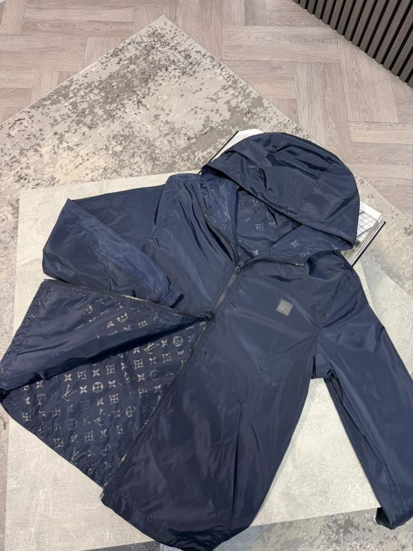 LV Reversible Windbreaker - Navy - Image 5