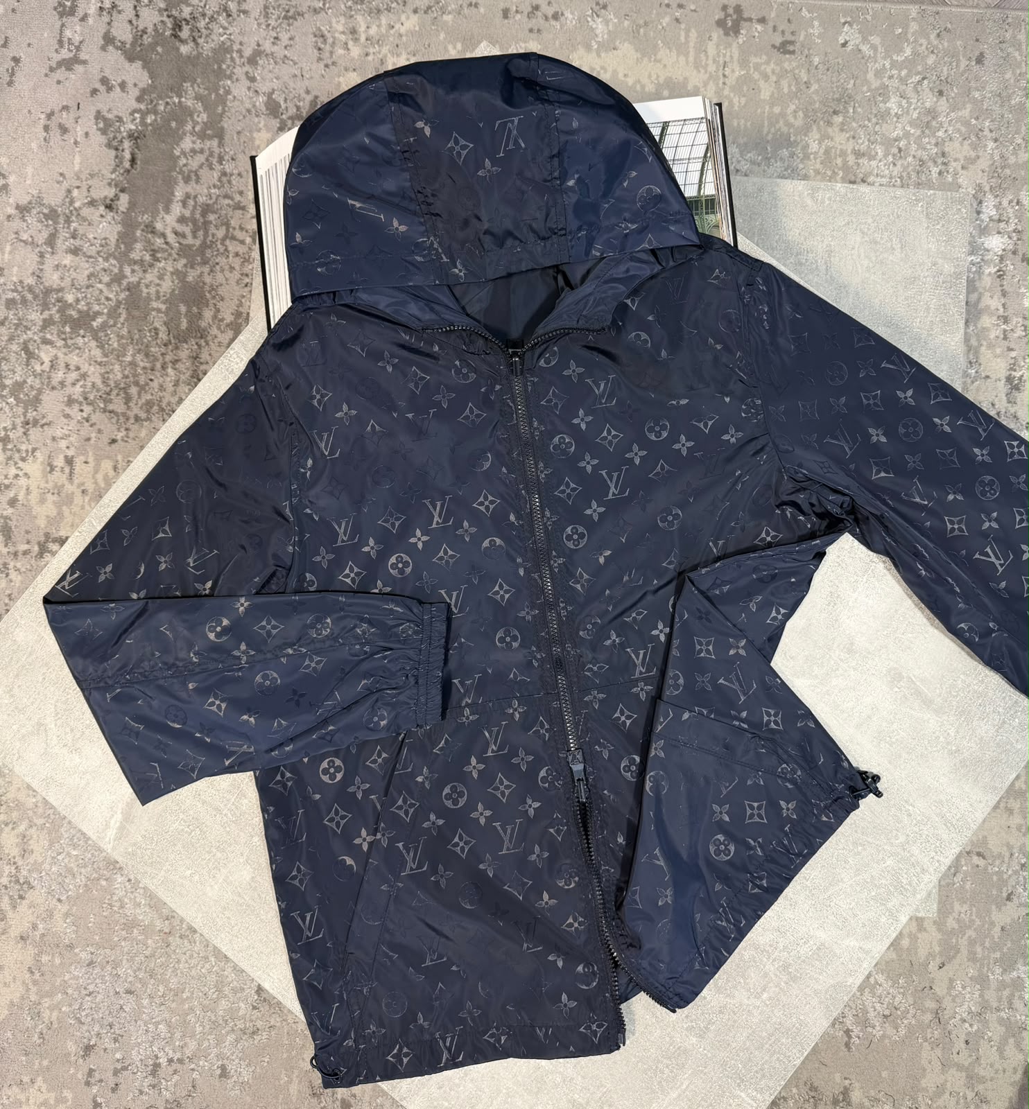 LV Reversible Windbreaker - Navy - Image 3