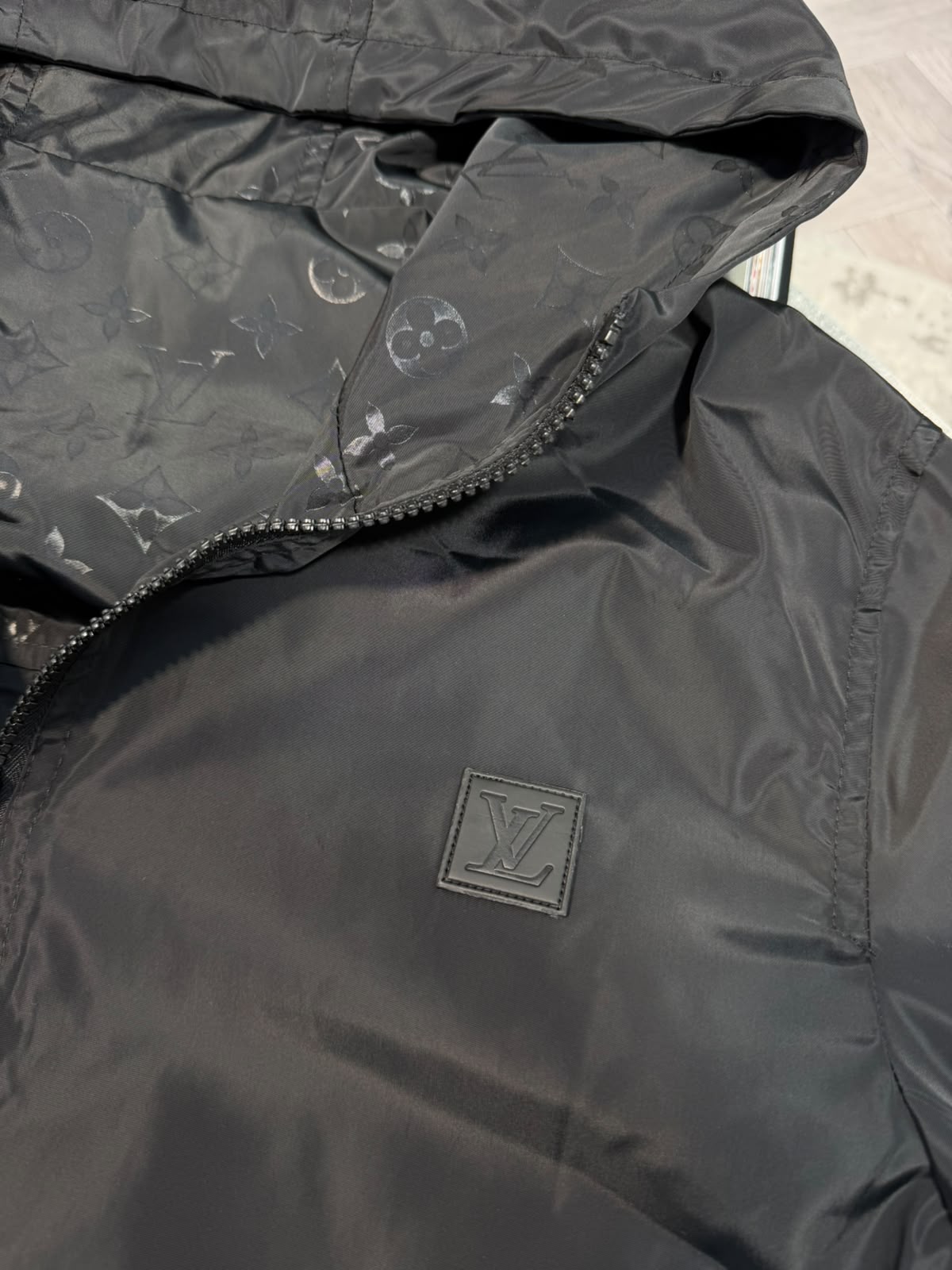 LV Reversible Windbreaker - Black - Image 5