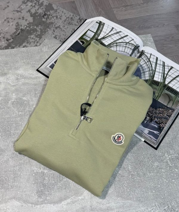 Mnclr 1/4 Zip - Green