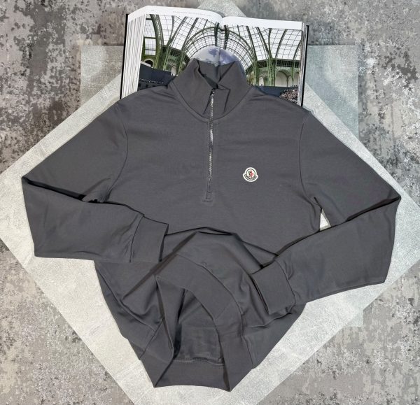 Mnclr 1/4 Zip - Dark Grey - Image 2
