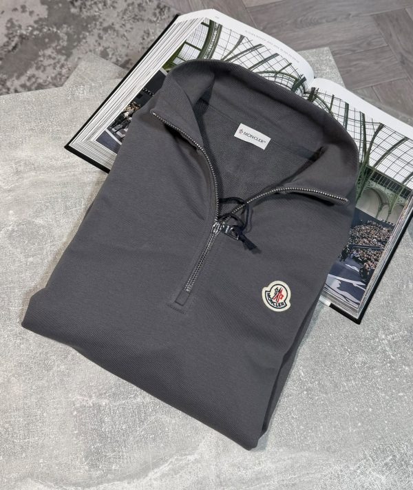 Mnclr 1/4 Zip - Dark Grey
