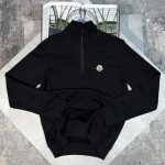 Mnclr 1/4 Zip - Black