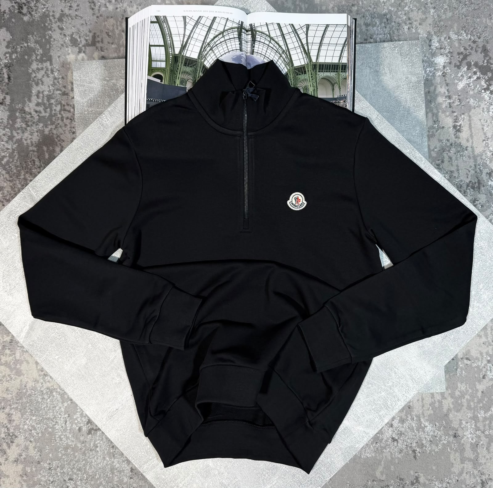 Mnclr 1/4 Zip - Black - Image 2