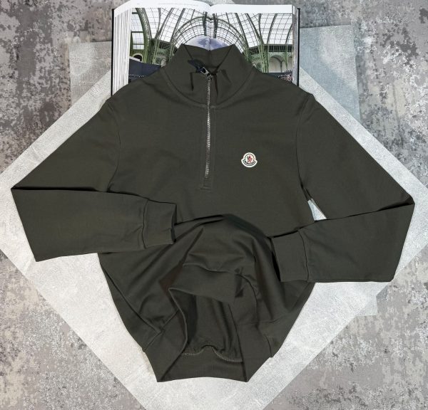Mnclr 1/4 Zip - Khaki - Image 2