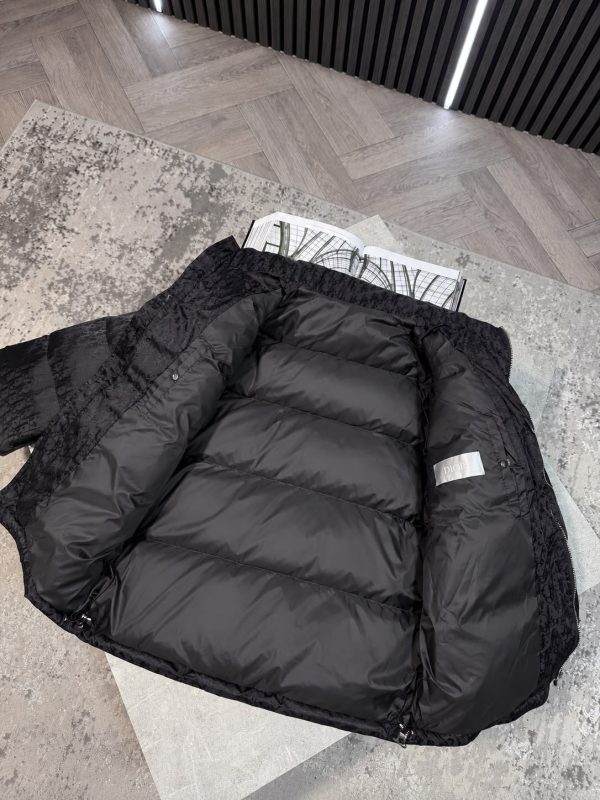 CD Oblique Jacket - Black - Image 5