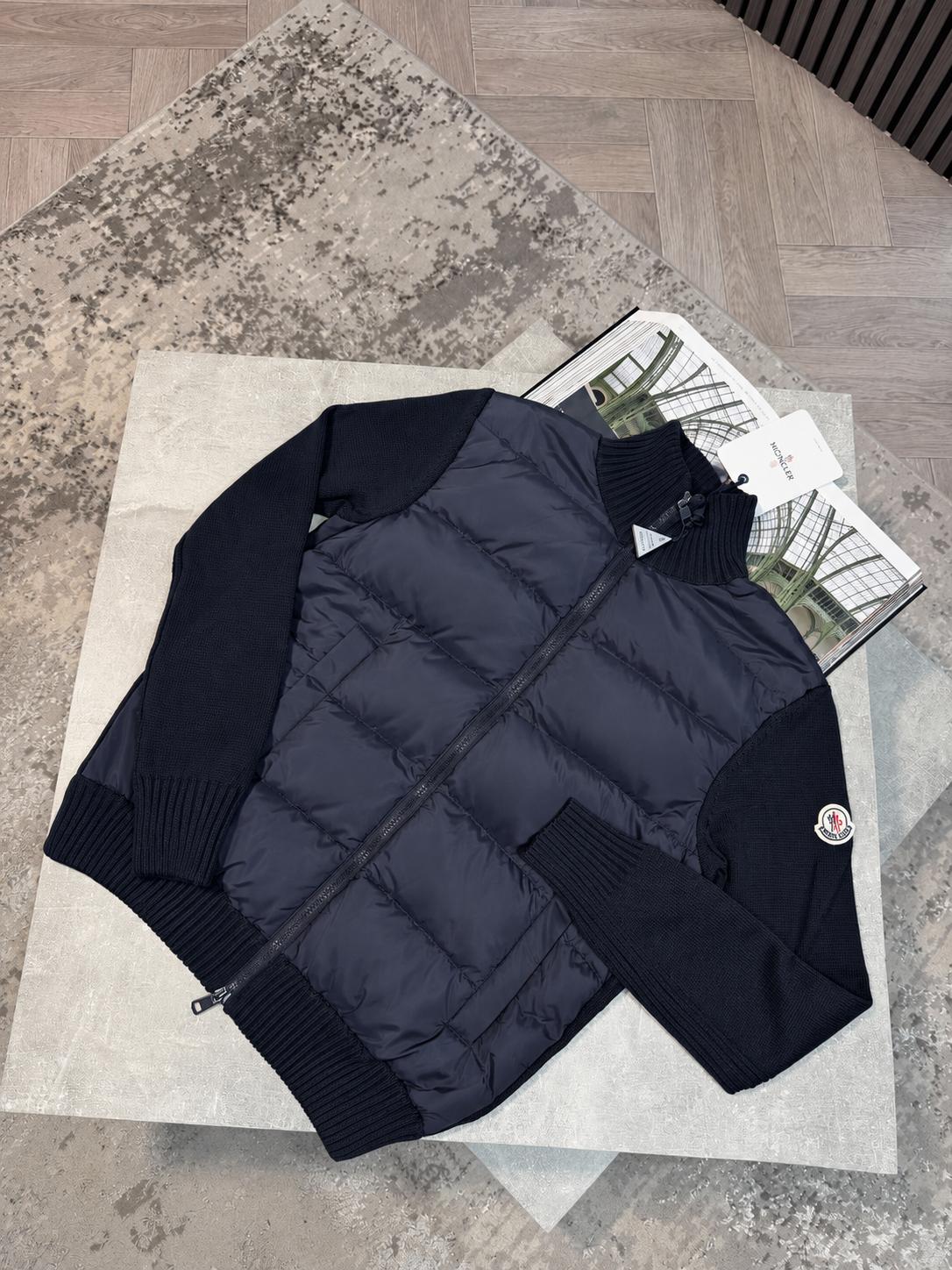 Mnclr Hybridge Jacket Navy - Image 2